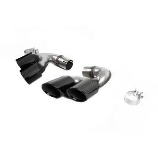 Uitlaateindstukken V1 Black in X6M F96-stijl foto 3