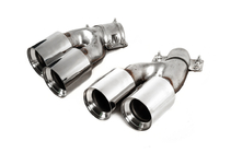 BMW 6-serie G32 2017– Uitlaateindstukken M6 Silver (2 stuks) foto 1