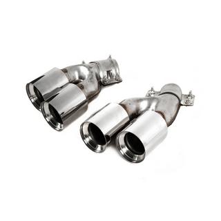 Uitlaateindstukken M6 Silver (2 stuks) foto 1