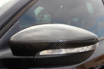 Volkswagen EOS 2011–2016 Spiegelkappen (2 stuks, echt carbon) foto 7