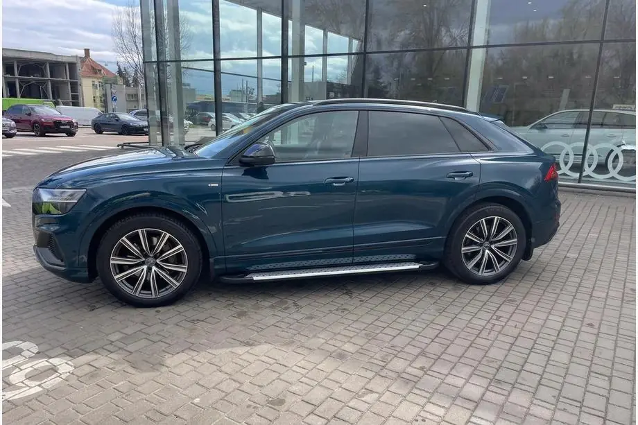 Audi Q8 2018– Side steps Allmond Grey (set van 2, aluminium) Image