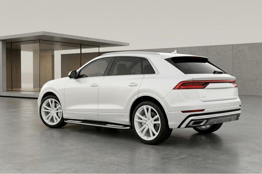 Audi Q8 2018– Side steps Tayga V2 (2 stuks, aluminium) Image