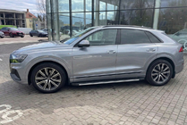 Audi Q8 2018– Side steps Bosphorus Grey (set van 2, aluminium) foto 1