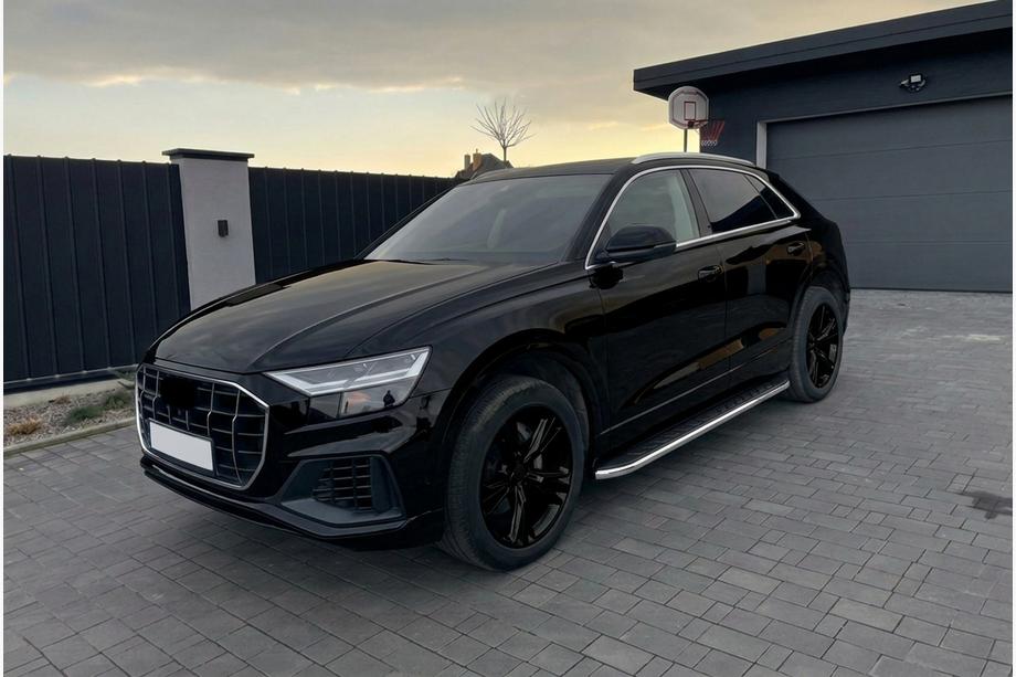 Audi Q8 2018– Maydos V1 zijtreden (set 2 stuks, aluminium + RVS) Image