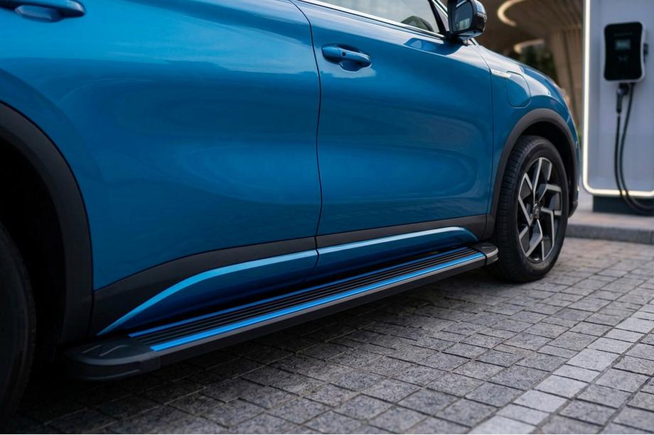 BYD Atto 3 2021– Maya Blue zijtreden (2 stuks, aluminium) Image