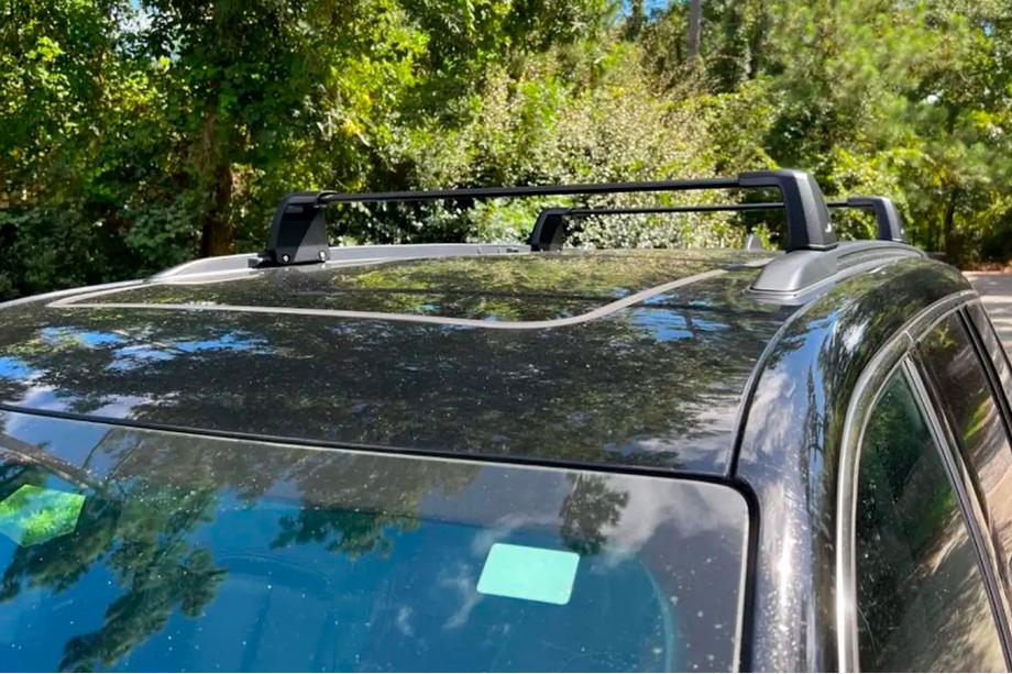Jeep Grand Cherokee WL 2021– Dakdragers (dwarsbalken) voor geïntegreerde dakrails OEM (2 stuks) Zwart Foto 5