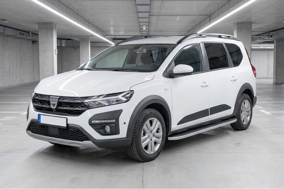 Dacia Jogger 2022– Side steps Tayga Grey (2 stuks, aluminium) Image