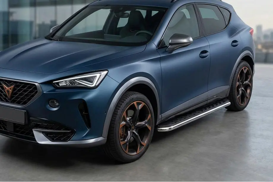 Cupra Formentor 2020– Maydos V1 zijtreden (set 2 stuks, aluminium + RVS) Image