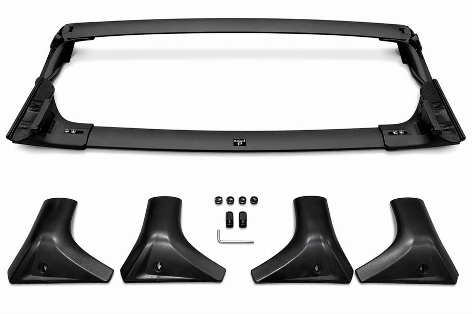 Lexus NX 2014–2021 Dakdragers (dwarsbalken) voor geïntegreerde dakrails OEM (2016-2021, 2 stuks) Zwart Foto 3