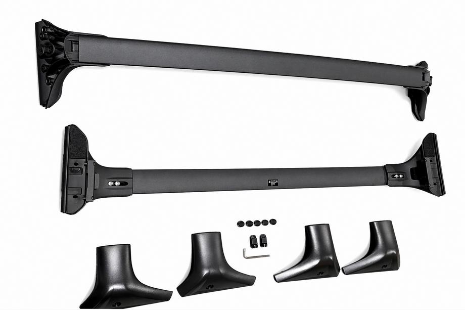Lexus NX 2014–2021 Dakdragers (dwarsbalken) voor geïntegreerde dakrails OEM (2016-2021, 2 stuks) Zwart Foto 4