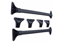 Lexus RX 2016–2022 Dakdragers (dwarsbalken) voor geïntegreerde dakrails OEM (2 stuks) Zwart foto 4