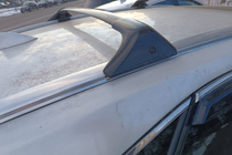 Lexus RX 2016–2022 Dakdragers (dwarsbalken) voor geïntegreerde dakrails OEM (2 stuks) Zwart foto 2