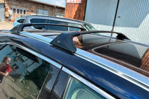 Lexus RX 2016–2022 Dakdragers (dwarsbalken) voor geïntegreerde dakrails OEM (2 stuks) Zwart foto 6