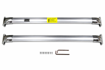 Lexus LX570/450d 2008–2022 Dakdragers (dwarsbalken) voor geïntegreerde dakrails OEM (2 stuks) Chroom foto 2