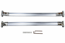 Lexus LX570/450d 2008–2022 Dakdragers (dwarsbalken) voor geïntegreerde dakrails OEM (2 stuks) Chroom foto 3