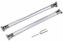 Lexus LX570/450d 2008–2022 Dakdragers (dwarsbalken) voor geïntegreerde dakrails OEM (2 stuks) Chroom foto 1