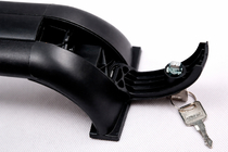 Land Rover Discovery III 2004–2009 Dakdragers (dwarsbalken) voor geïntegreerde dakrails OEM (2 stuks) Grijs foto 8