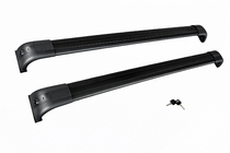 Land Rover Discovery III 2004–2009 Dakdragers (dwarsbalken) voor geïntegreerde dakrails OEM (2 stuks) Grijs foto 11