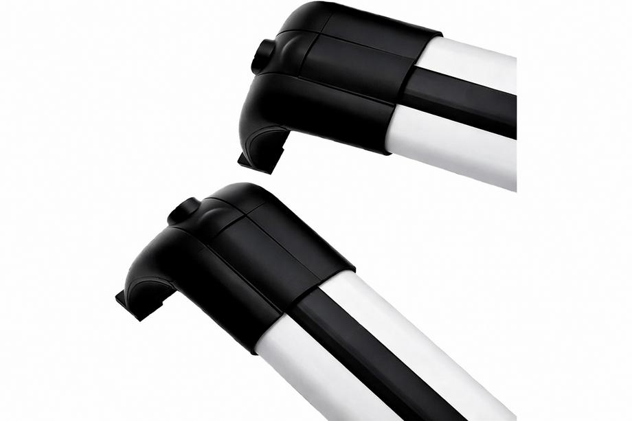 Land Rover Discovery IV 2009–2017 Dakdragers (dwarsbalken) voor geïntegreerde dakrails OEM (2 stuks) Foto 6
