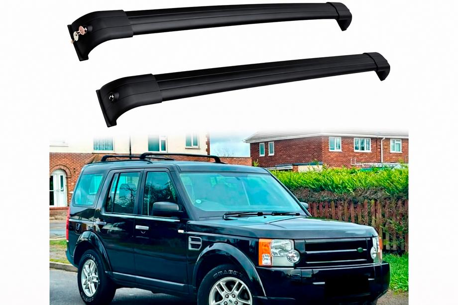 Land Rover Discovery IV 2009–2017 Dakdragers (dwarsbalken) voor geïntegreerde dakrails OEM (2 stuks) Foto 5