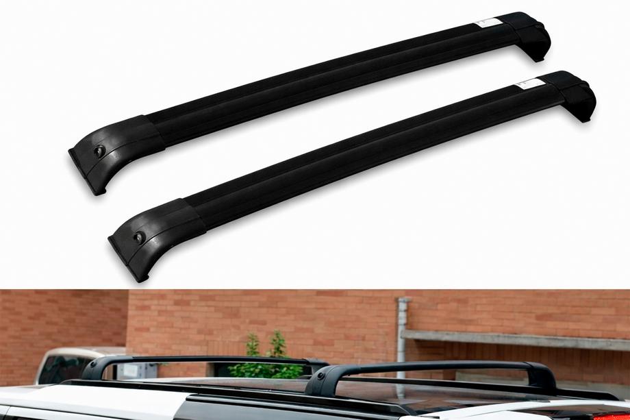 Land Rover Discovery IV 2009–2017 Dakdragers (dwarsbalken) voor geïntegreerde dakrails OEM (2 stuks) Foto 7