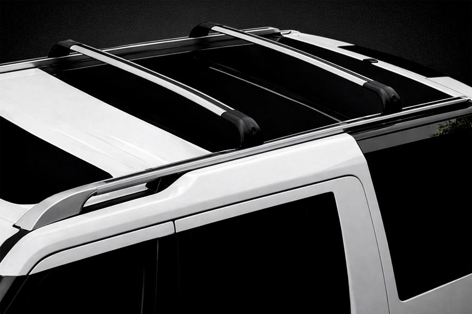 Land Rover Discovery IV 2009–2017 Dakdragers (dwarsbalken) voor geïntegreerde dakrails OEM (2 stuks) Foto 3