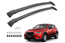 Mazda CX-3 2015– Dakdragers (dwarsbalken) voor geïntegreerde dakrails OEM (2 stuks) Zwart foto 3