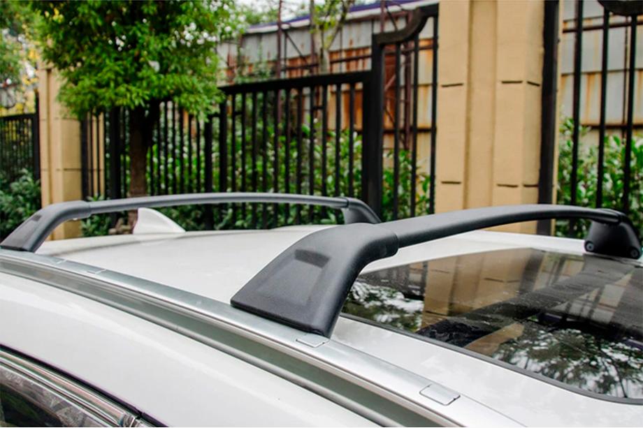 Mazda CX-5 2017–2025 Dakdragers (dwarsbalken) voor geïntegreerde dakrails OEM (2 stuks) Image