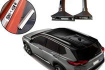 Nissan X-trail T33/Rogue 2022– Dakdragers (dwarsbalken) voor geïntegreerde dakrails OEM (2 stuks) Zwart foto 16