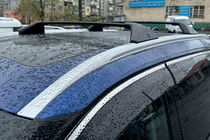Nissan X-trail T33/Rogue 2022– Dakdragers (dwarsbalken) voor geïntegreerde dakrails OEM (2 stuks) Zwart foto 8
