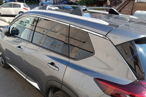 Nissan X-trail T33/Rogue 2022– Dakdragers (dwarsbalken) voor geïntegreerde dakrails OEM (2 stuks) Zwart foto 1
