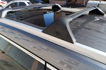 Nissan X-trail T33/Rogue 2022– Dakdragers (dwarsbalken) voor geïntegreerde dakrails OEM (2 stuks) Zwart foto 22