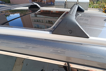 Nissan X-trail T33/Rogue 2022– Dakdragers (dwarsbalken) voor geïntegreerde dakrails OEM (2 stuks) Zwart foto 23