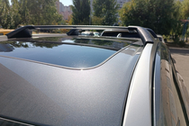 Nissan X-trail T33/Rogue 2022– Dakdragers (dwarsbalken) voor geïntegreerde dakrails OEM (2 stuks) Zwart foto 26