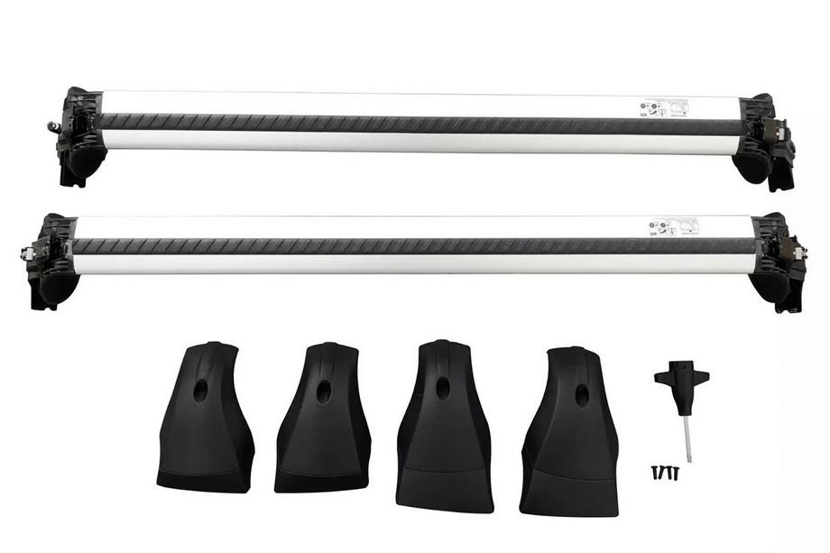 Toyota Corolla 2019– Dakdragers (dwarsbalken) voor geïntegreerde dakrails OEM (HB, 2 stuks) Foto 2
