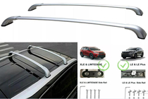 Toyota Highlander 2013–2019 Dakdragers (dwarsbalken) voor geïntegreerde dakrails OEM (2 stuks) Zwart foto 9