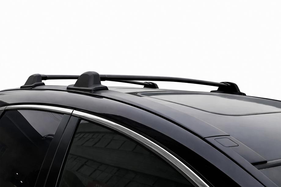 Honda CR-V 2007–2011 OEM dakdragers (dwarsbalken) voor originele bevestigingspunten, afsluitbaar (2 stuks) Foto 3