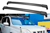Nissan X-trail T31 2007–2014 OEM dakdragers (dwarsbalken) voor originele bevestigingspunten, afsluitbaar (2 stuks) foto 3