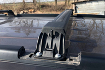 Nissan X-trail T31 2007–2014 OEM dakdragers (dwarsbalken) voor originele bevestigingspunten, afsluitbaar (2 stuks) foto 12