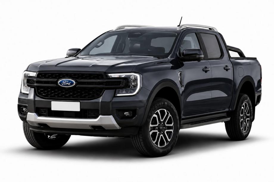 Ford Ranger 2022– OEM dakrails grijs (ABS-kunststof, montage met lijm) Image
