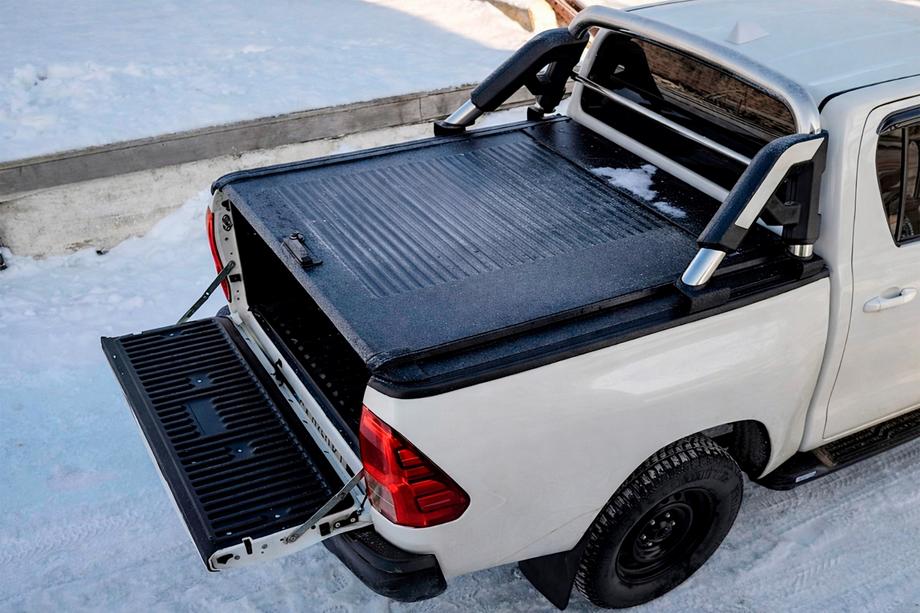 Ford Ranger 2022– OEM RAPTOR rolluik afdekking voor laadbak (handmatig met handgreep en slot) Foto 3