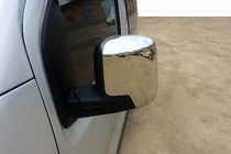 Citroen Nemo 2007–2017 Spiegelkappen bovenzijde (2 stuks, RVS) foto 1