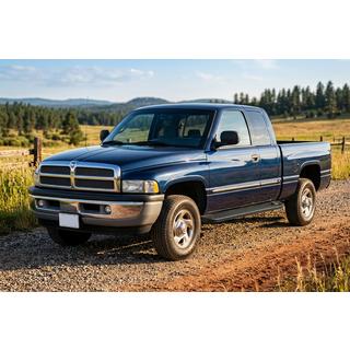 Allmond Black side steps (2 st., aluminium) Dodge RAM (BR/BE) 1994–2002 foto 1