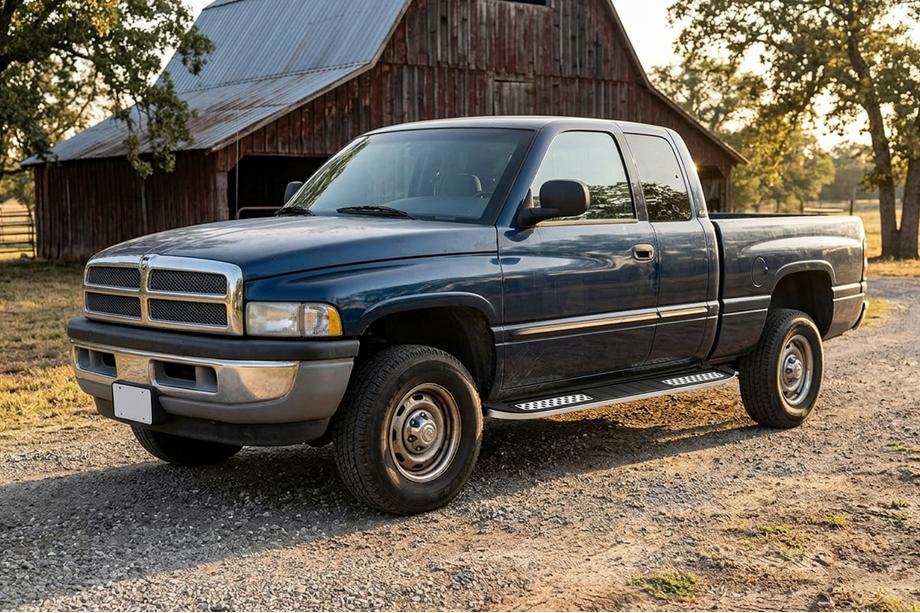 Dodge RAM (BR/BE) 1994–2002 Side steps Tayga V2 (2 stuks, aluminium) Foto 1