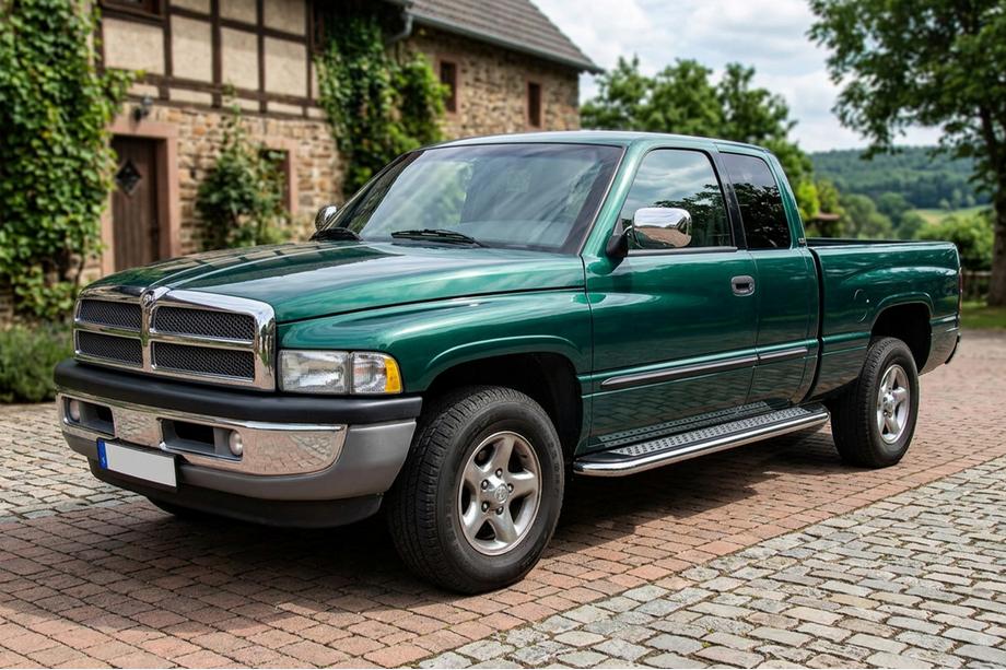 Dodge RAM (BR/BE) 1994–2002 Maydos V2 side steps (set 2 st., aluminium/RVS) Image