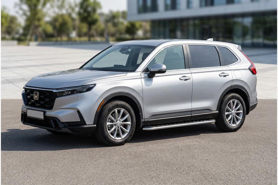 Honda CRV 2022– Maydos V1 zijtreden (set 2 stuks, aluminium + RVS) Foto 1