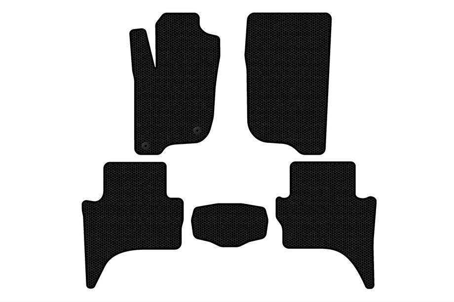Mitsubishi L200 2015–2024 Rubberen automatten Carsuit (Short base, zwart) Image