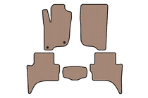 Mitsubishi L200 2015–2024 Rubberen automatten Carsuit (Short base, Beige) foto 1
