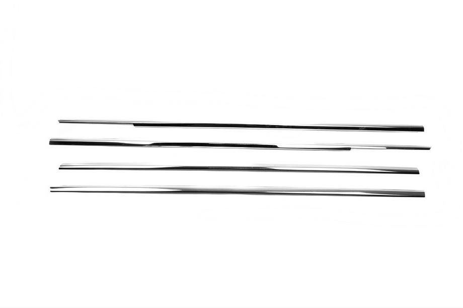 Honda Civic Sedan VII 2001–2006 Buiten raamomlijsting set (4-delig, RVS) Foto 2