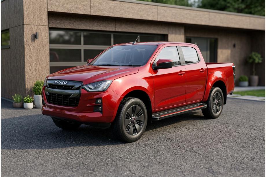Isuzu D-Max 2019– Side steps Maya Red (2 stuks, aluminium) Image